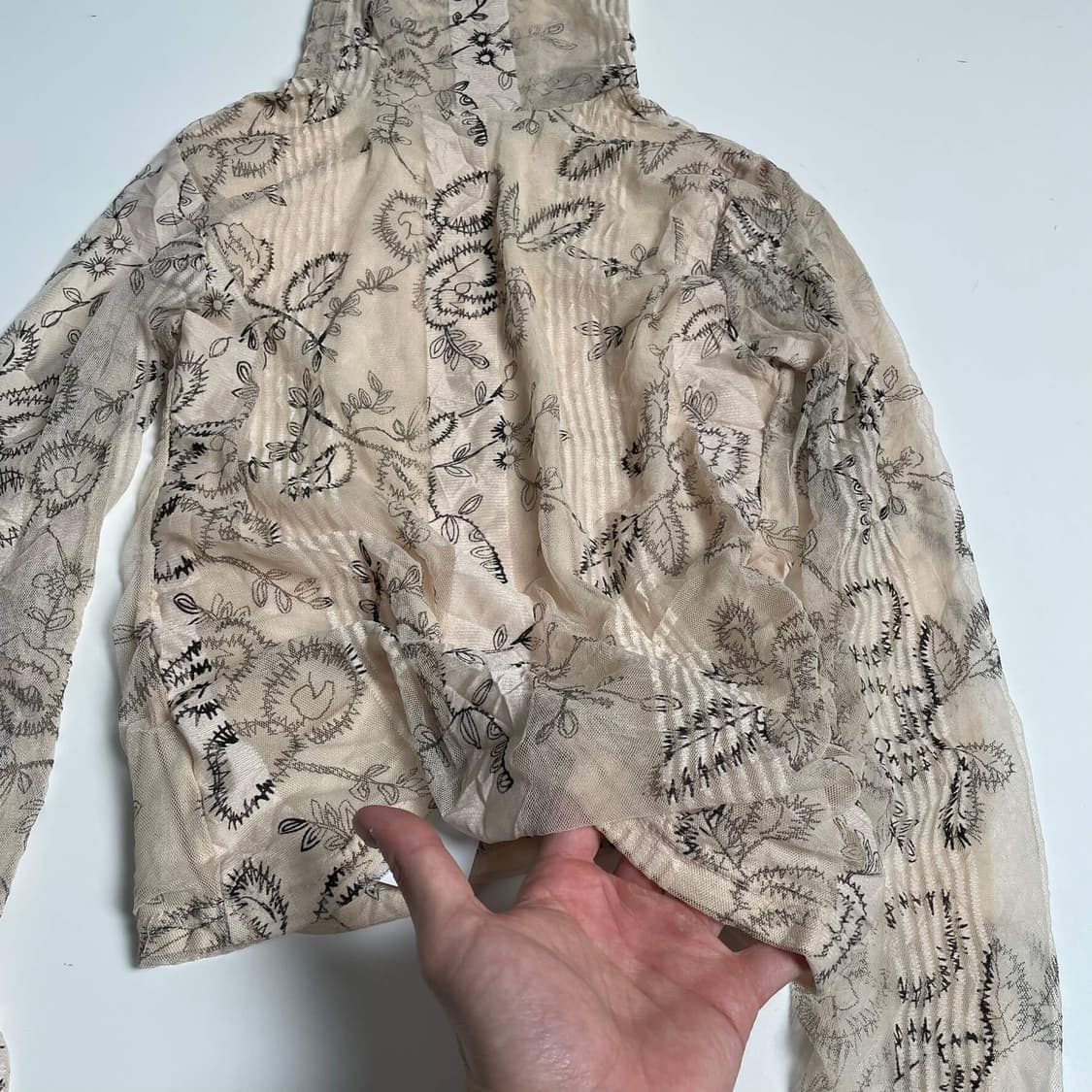 Biba zziki 가시 나뭇잎 롱 슬리브 상품이미지5