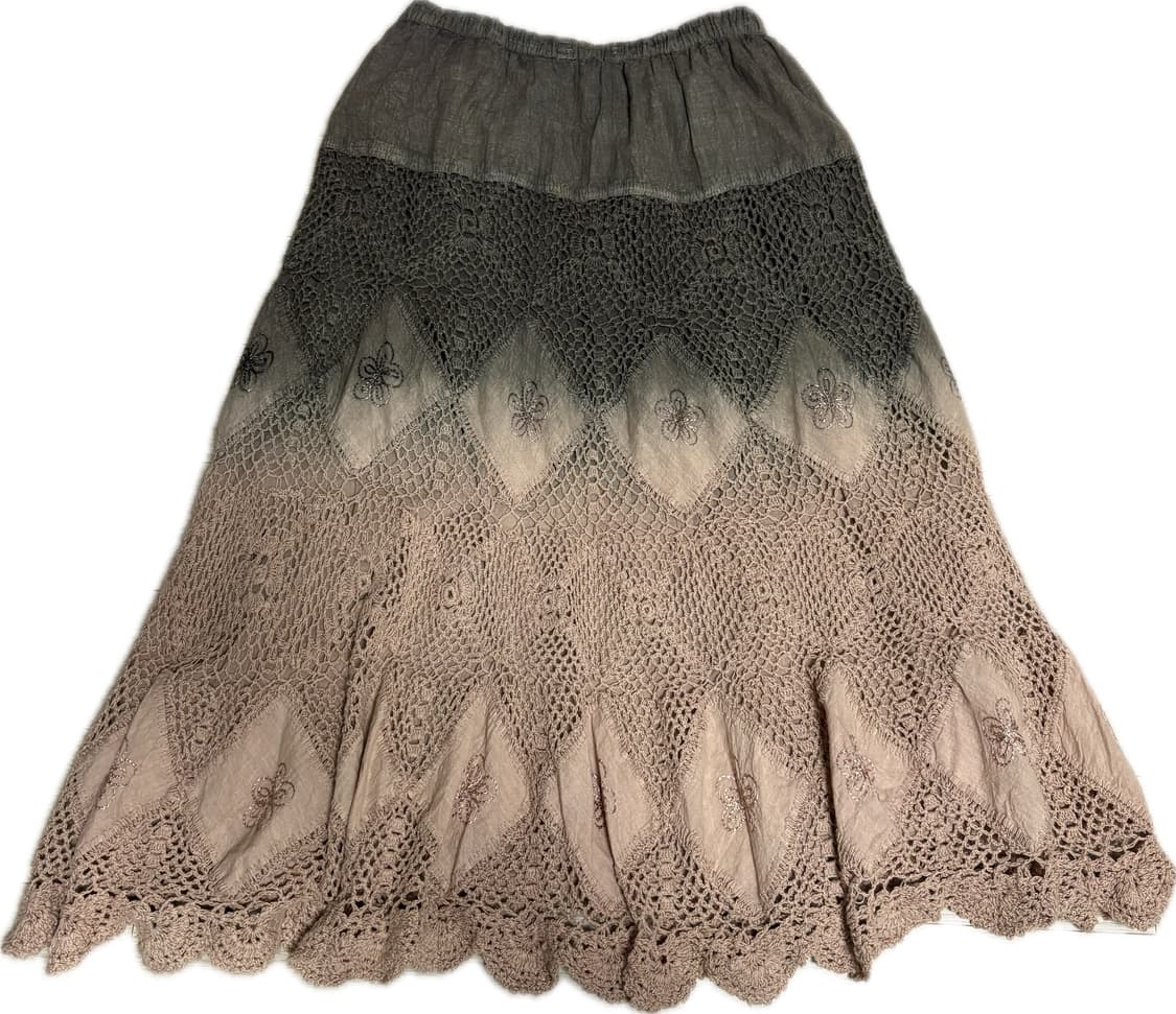 빈티지 그런지페어리 모리걸 크로셰 스커트 상품이미지1