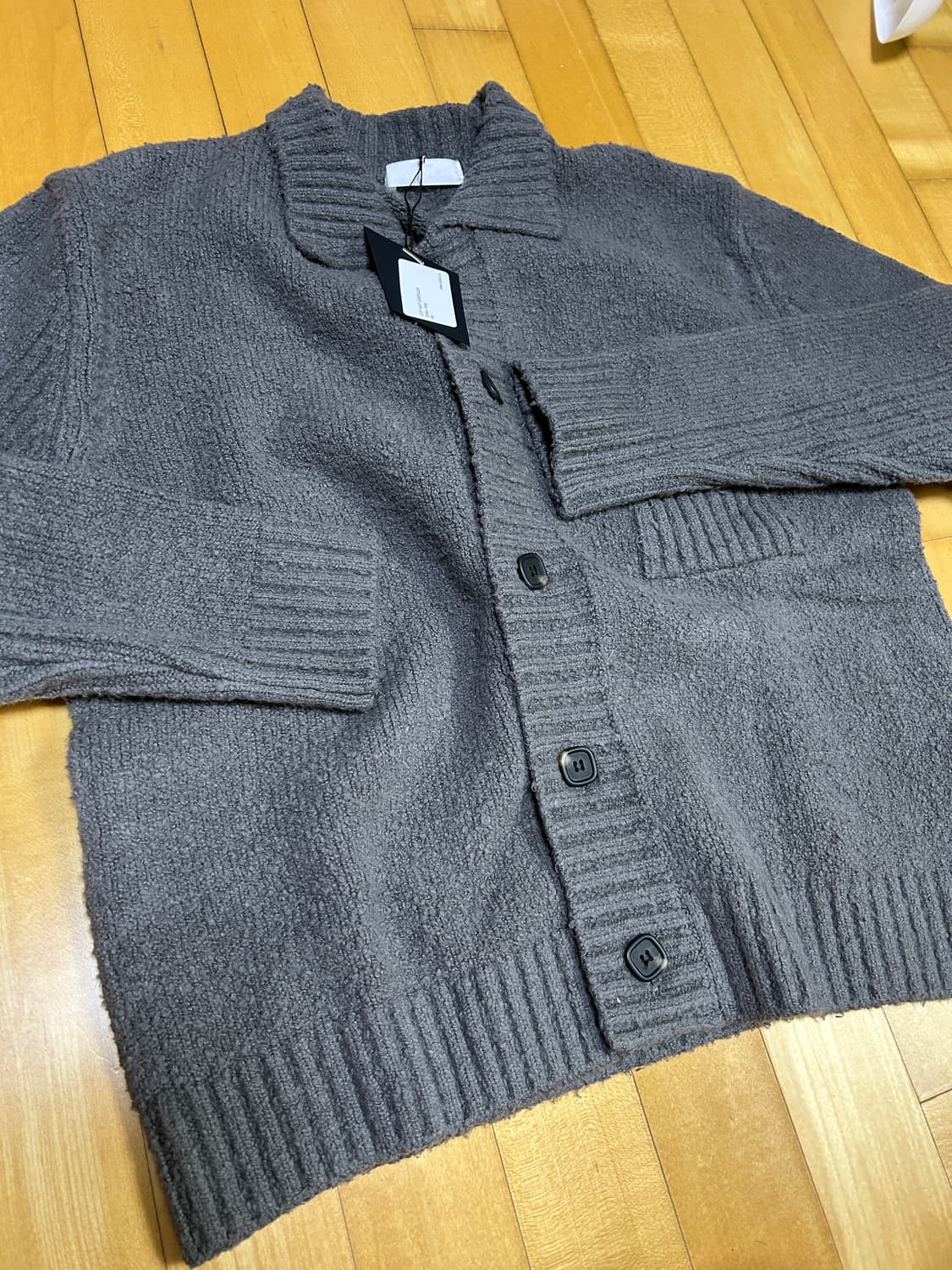 aieul cop knit cardigan grey 48 상품이미지2