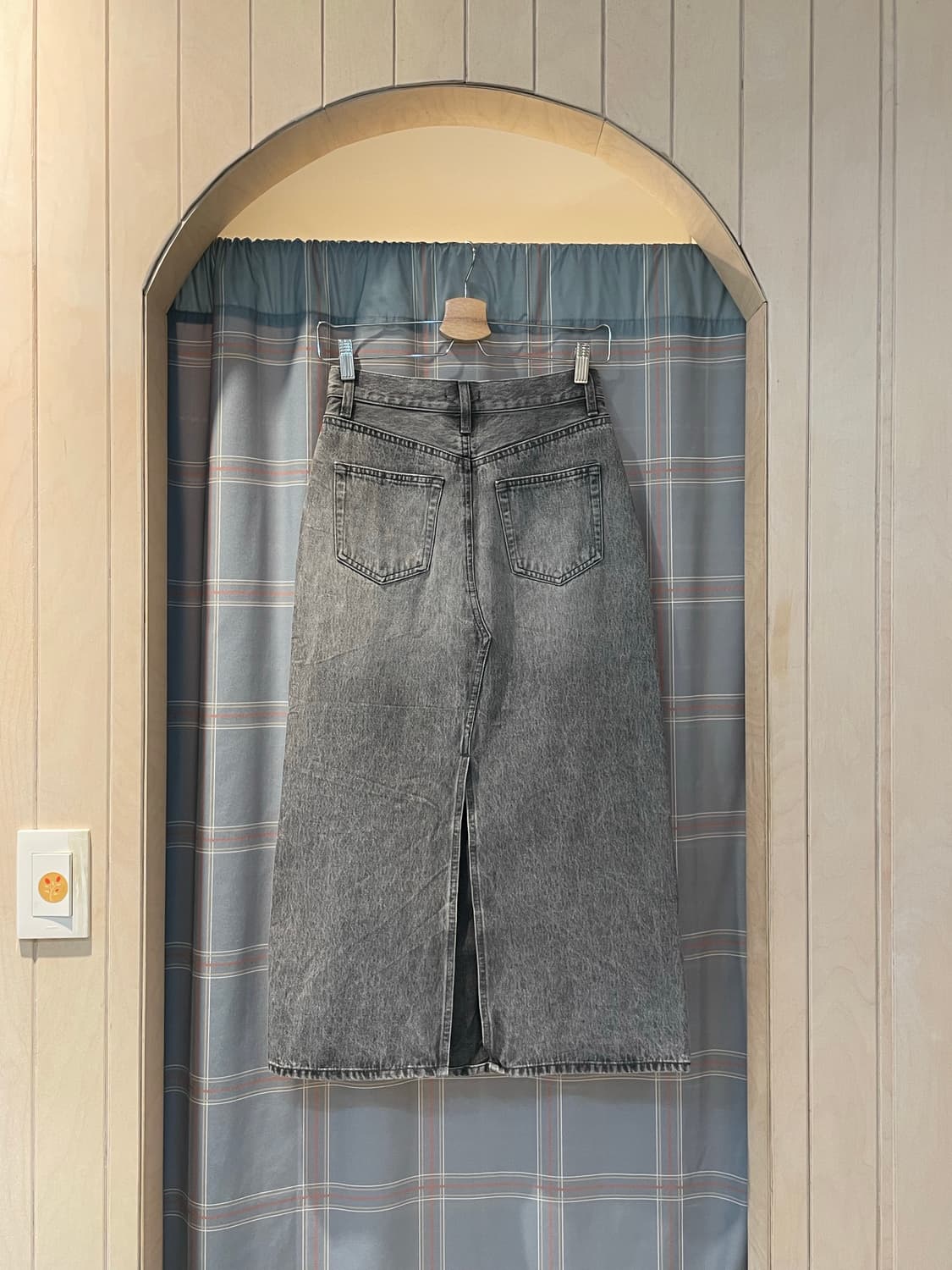 유니클로 그레이데님 스커트 상품이미지5