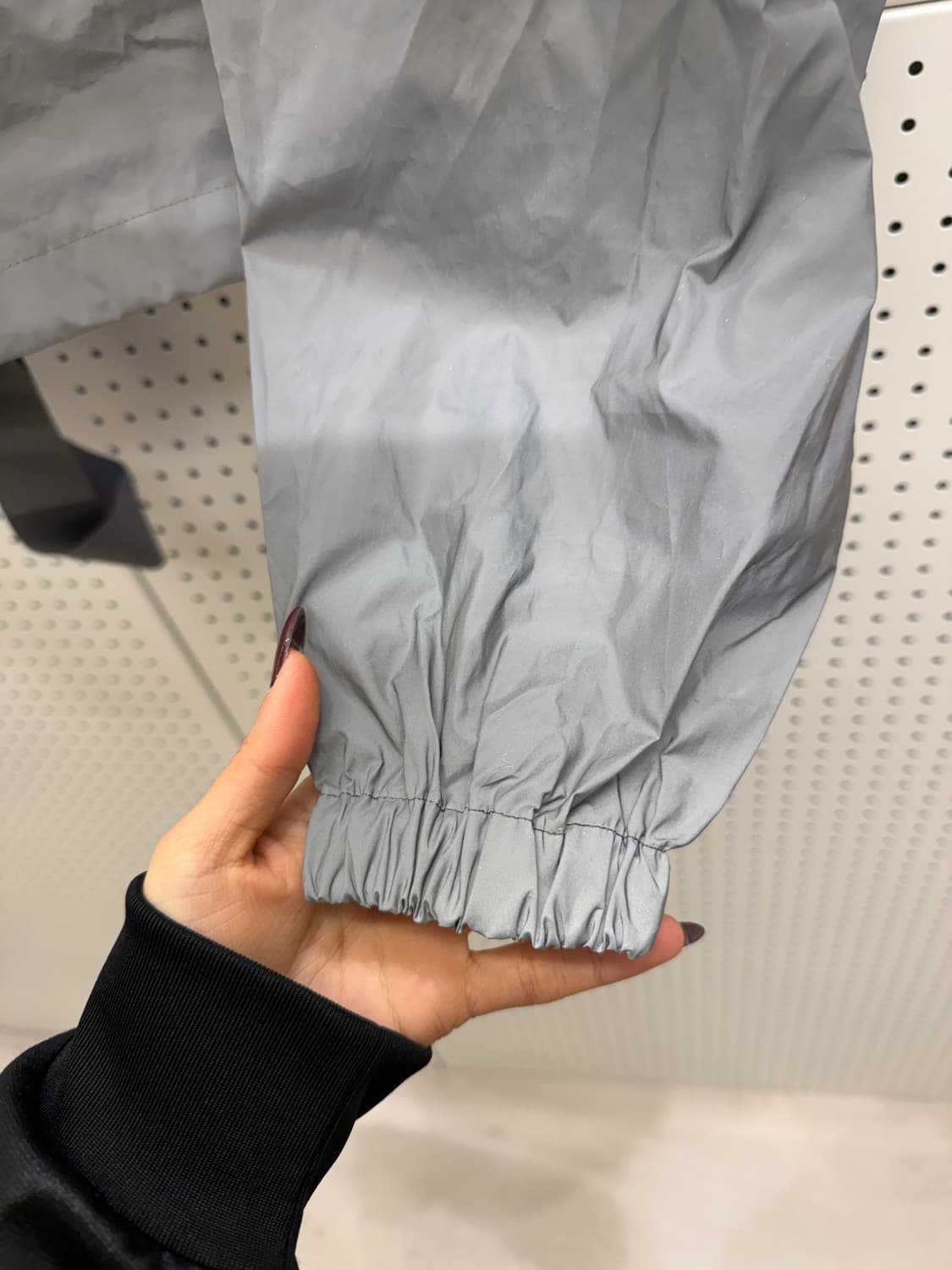 자라 실버 유광 그라데이션 바람막이 U1253 상품이미지4