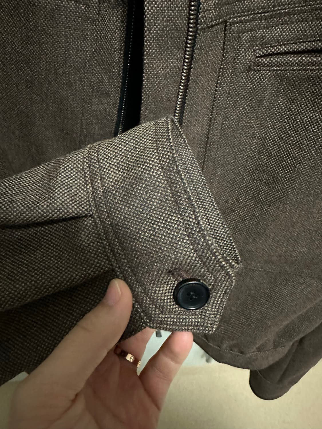 알렌느 3D 지테일 울 숏자켓 2사이즈 상품이미지9