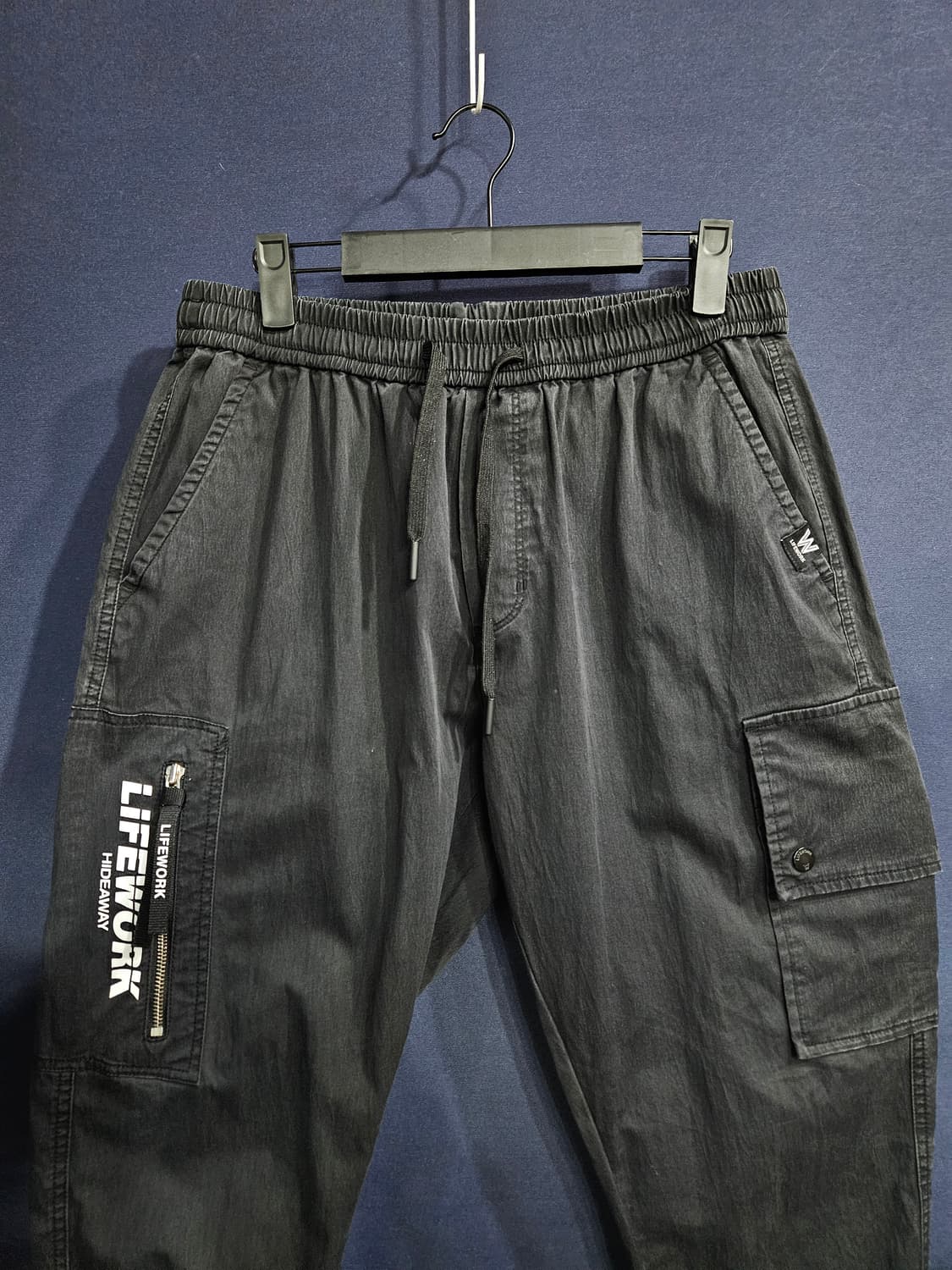 라이프워크 블랙 남성 허리 30~32 카고 조거팬츠  상품이미지7