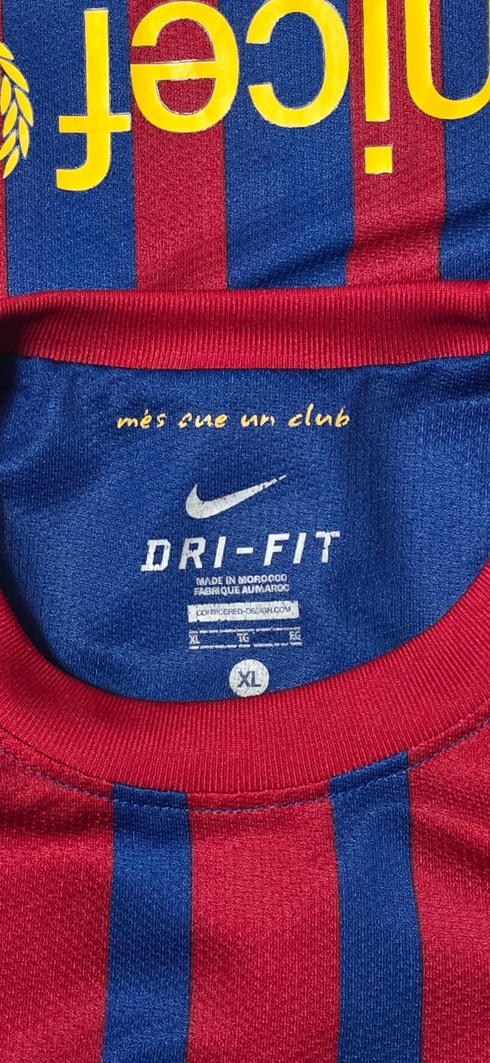 나이키 바르셀로나 11-12 시즌 홈 저지 유니폼 XL 상품이미지3