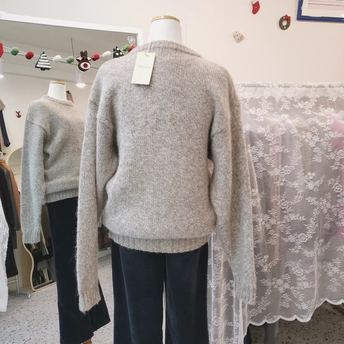 Seahole 뉴울 오트밀 스웨터 L 상품이미지9