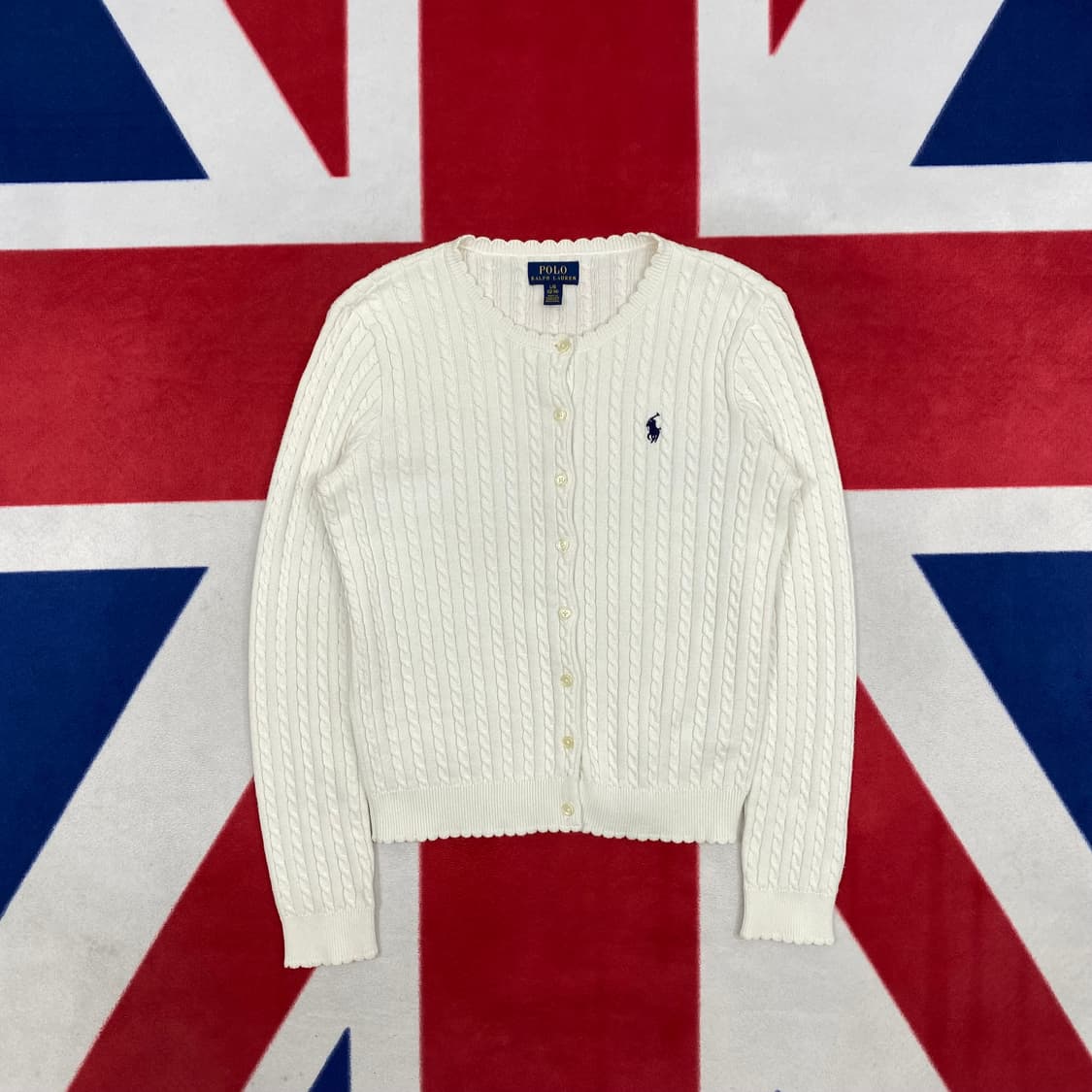 폴로 가디건 실측 여성 44 상품이미지1