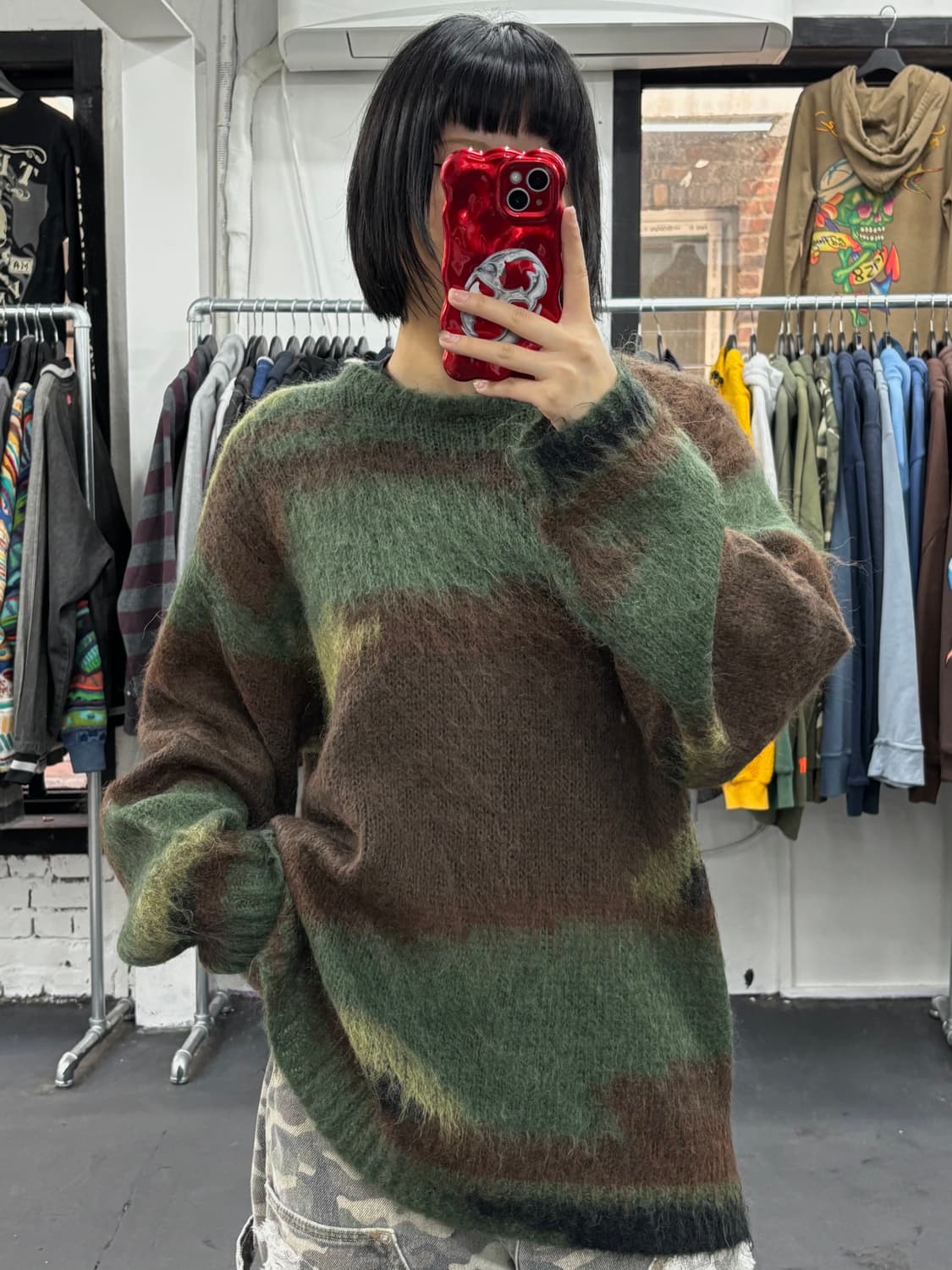 슈프림 X 준야 와타나베 카모 모헤어 니트 상품이미지1