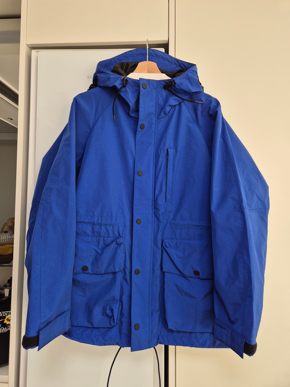 애프터프레이 레저 밀리터리 후디 쉘파카 블루 M 상품이미지4