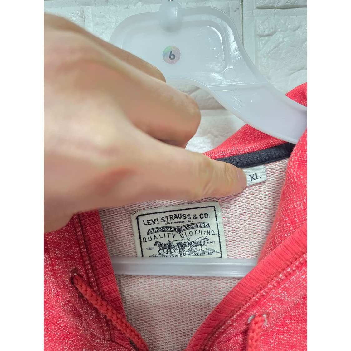 택포_ 리바이스 후드 집업 XL 상품이미지2