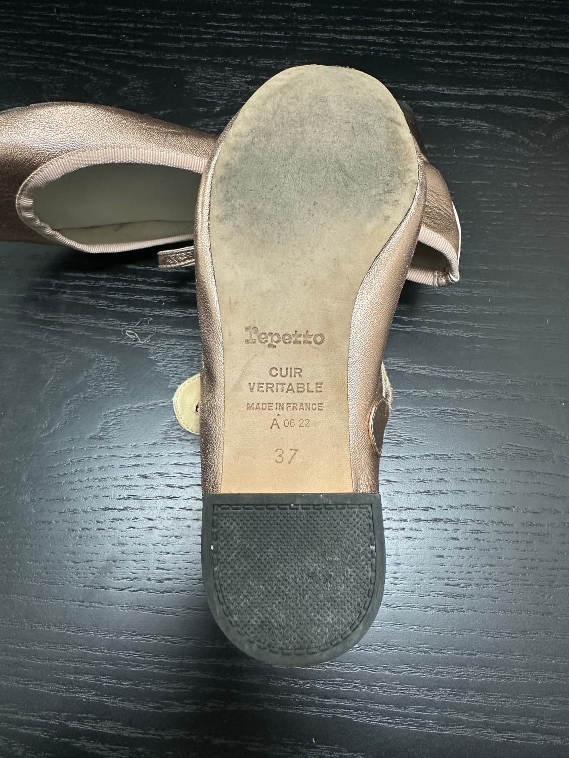 레페토 로즈 로즈골드 플랫 슈즈 상품이미지4