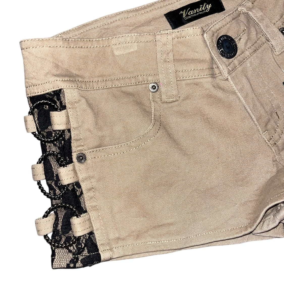 레이스 링 면 숏팬츠 갸루y2k펑크 상품이미지2