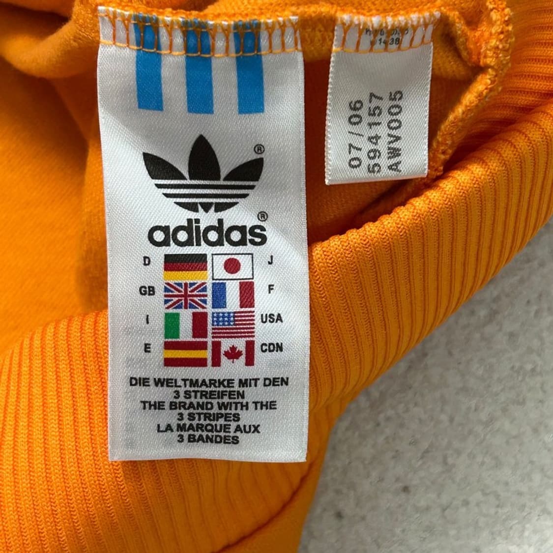 아디다스 오리지널스 올드스쿨 베어 자수 트랙탑 오렌지 100 상품이미지6