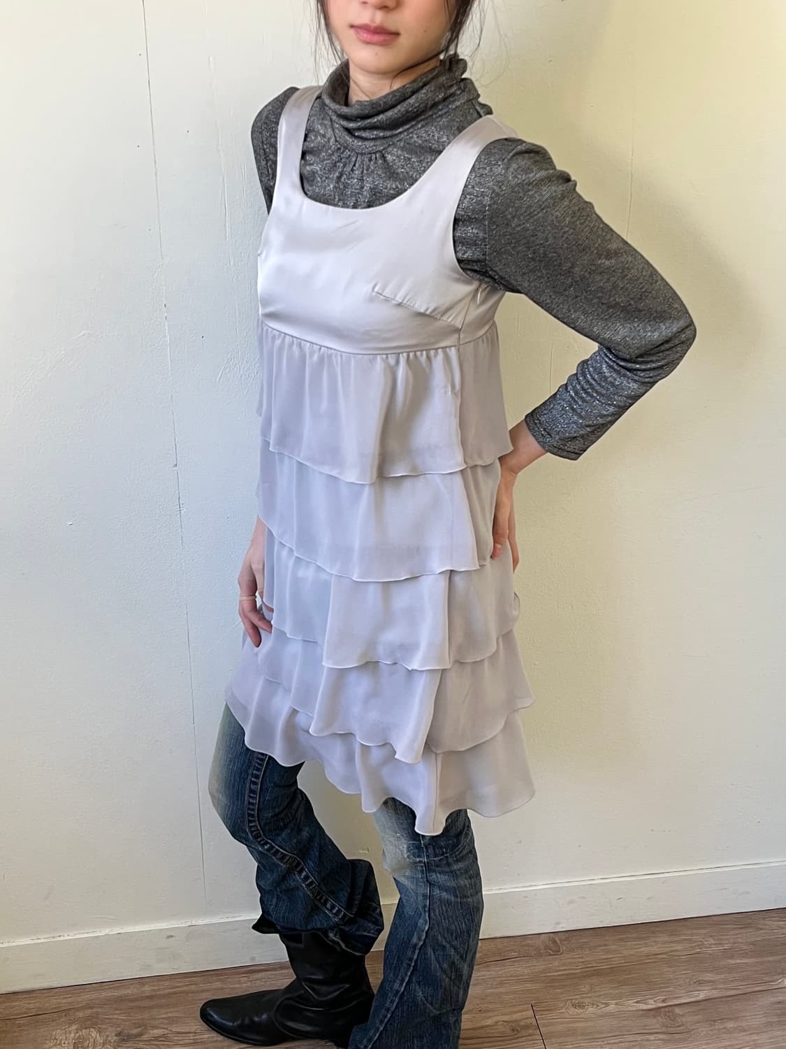 INDIVI 레이스 원피스 상품이미지4