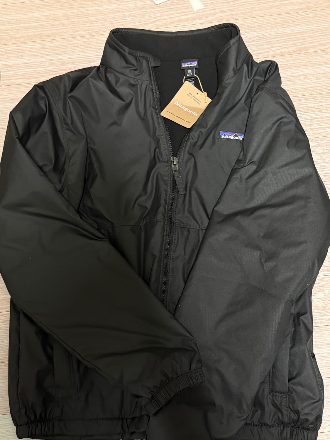 (키즈XXL) 파타고니아 키즈 플리스 라인드 윈드브레이커 자켓 상품이미지1