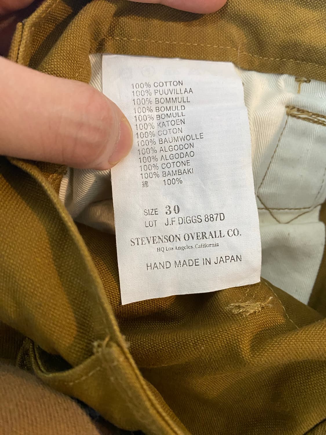 스티븐슨 오버롤 서스펜더 더블니 팬츠 30 상품이미지8