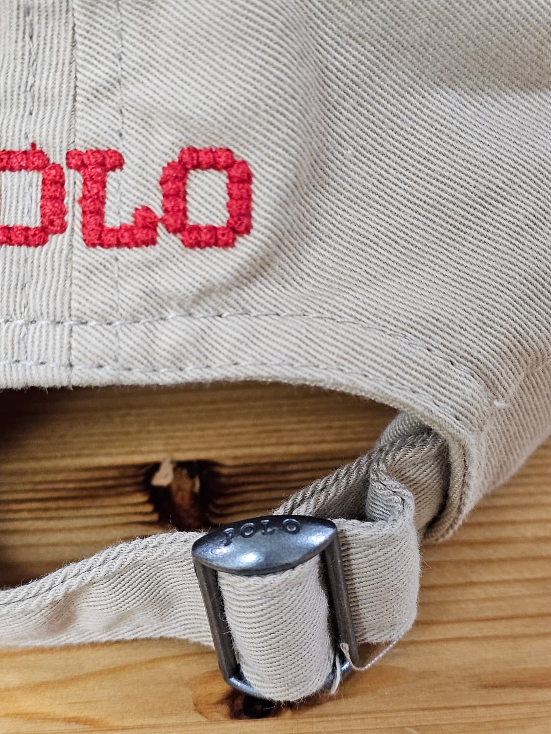 폴로 랄프로렌 베이지 코튼 치노 볼캡 상품이미지5