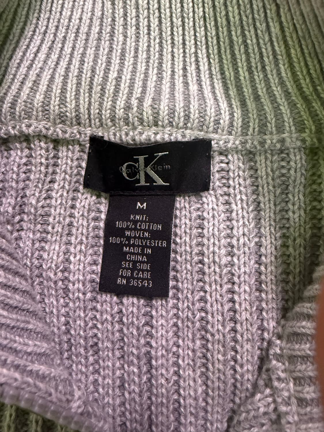 캘빈클라인 니트집업 상품이미지2