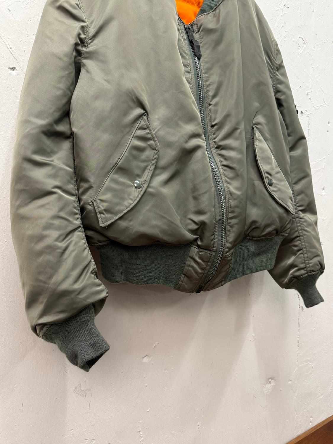 XL) 90s USA Alpha Industries MA-1 Flight 상품이미지2