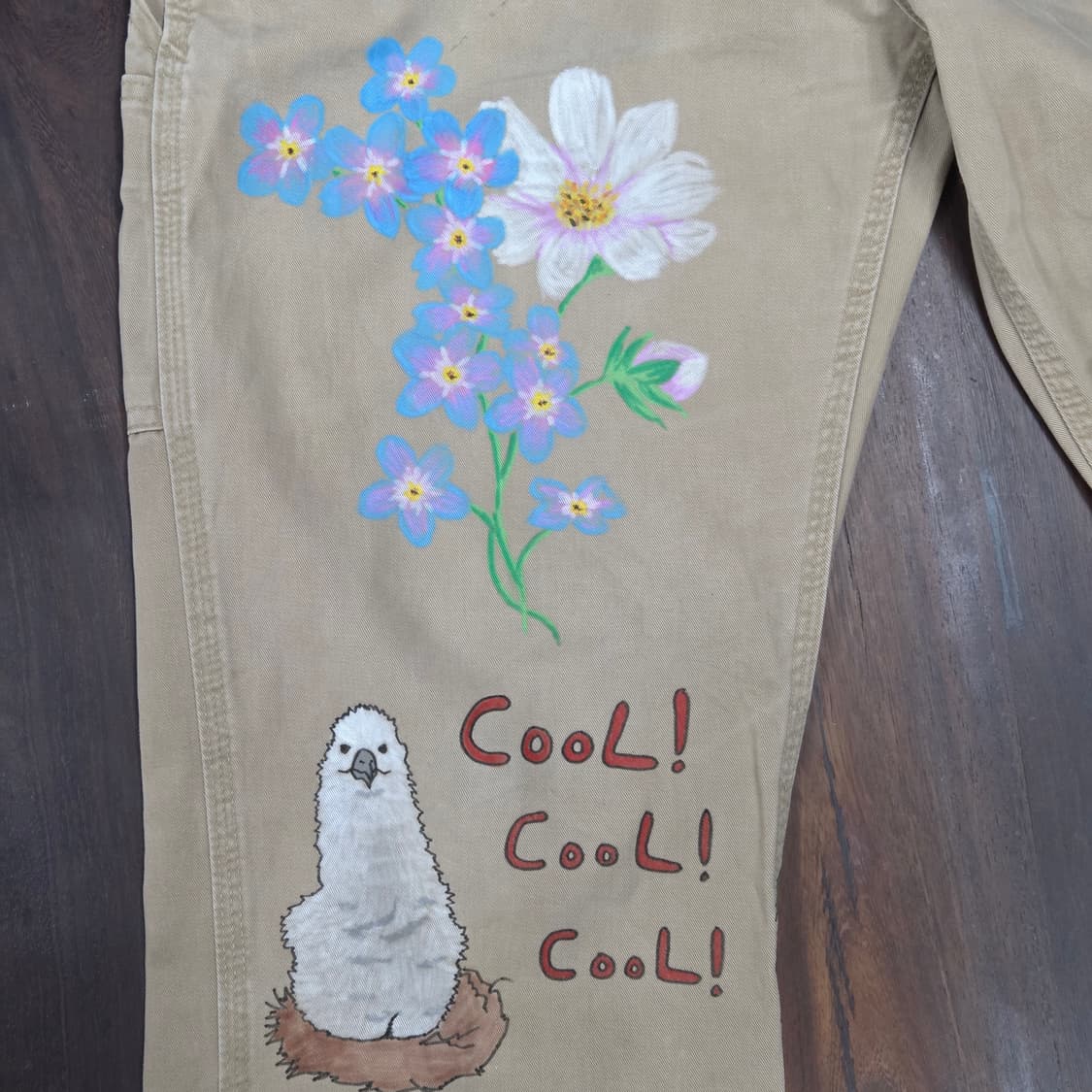 칼하트 핸드드로잉 팬츠 상품이미지3