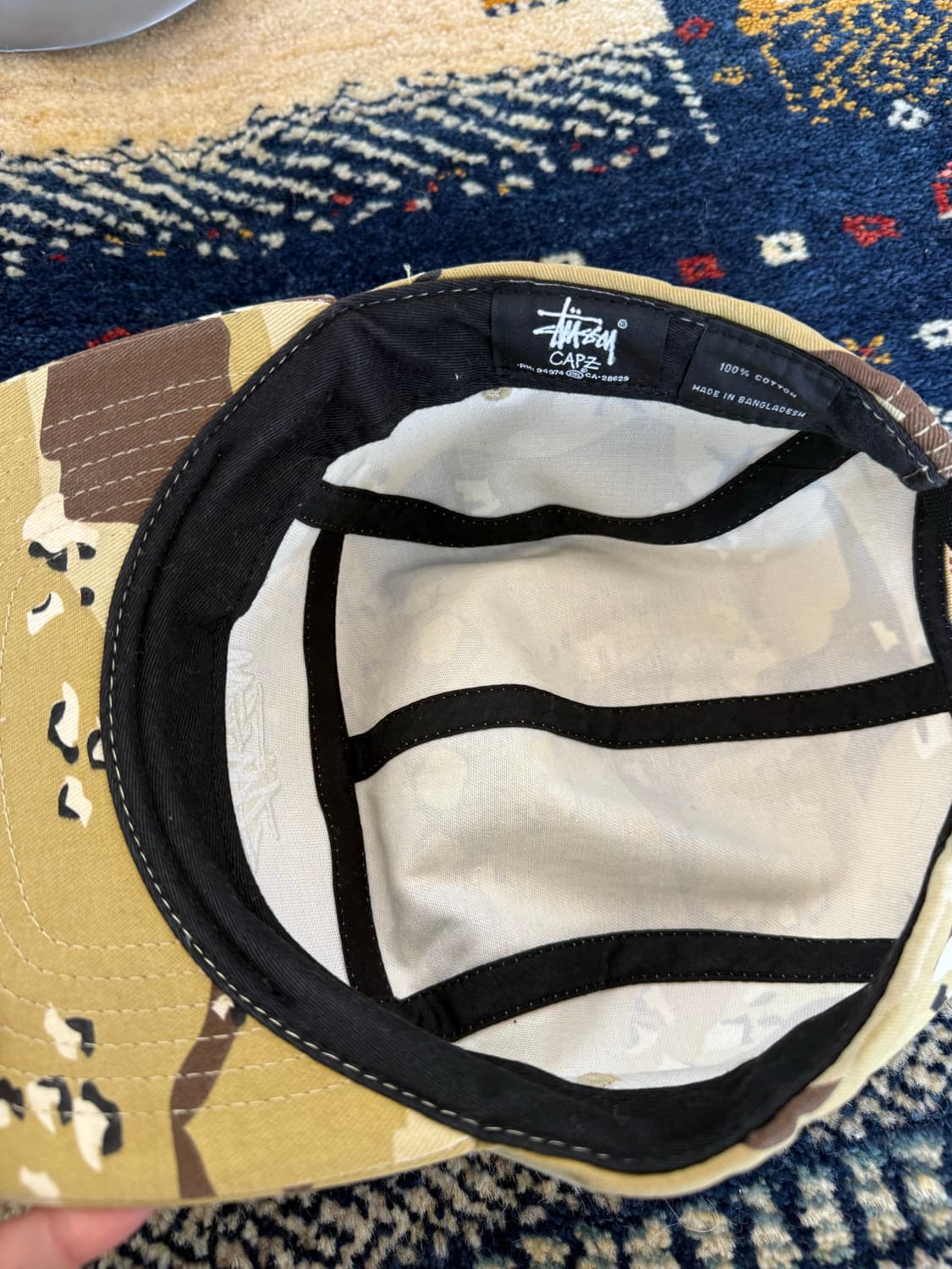 스투시 데저트 카모 캠프캡 상품이미지3