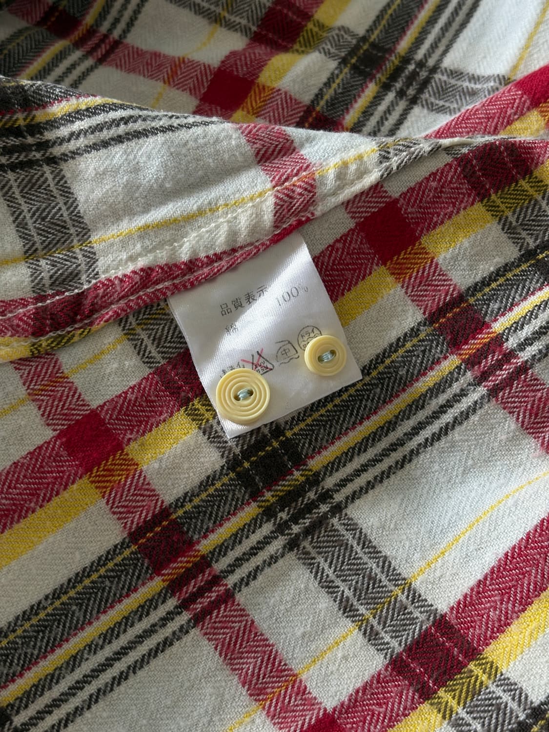 선라이즈 체크 데미지 셔츠 상품이미지8