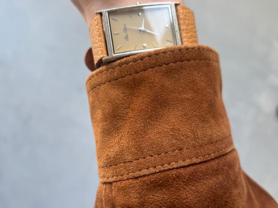 빈티지 옐로 스트랩 워치  상품이미지3