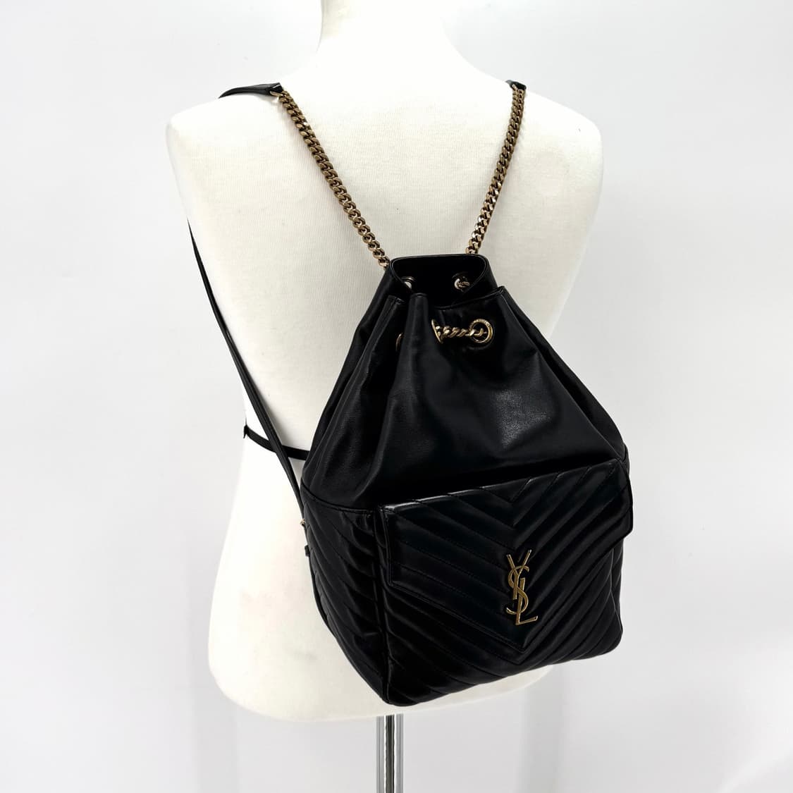 생로랑 모노그램 조이 백팩 블랙 (672609) 상품이미지2