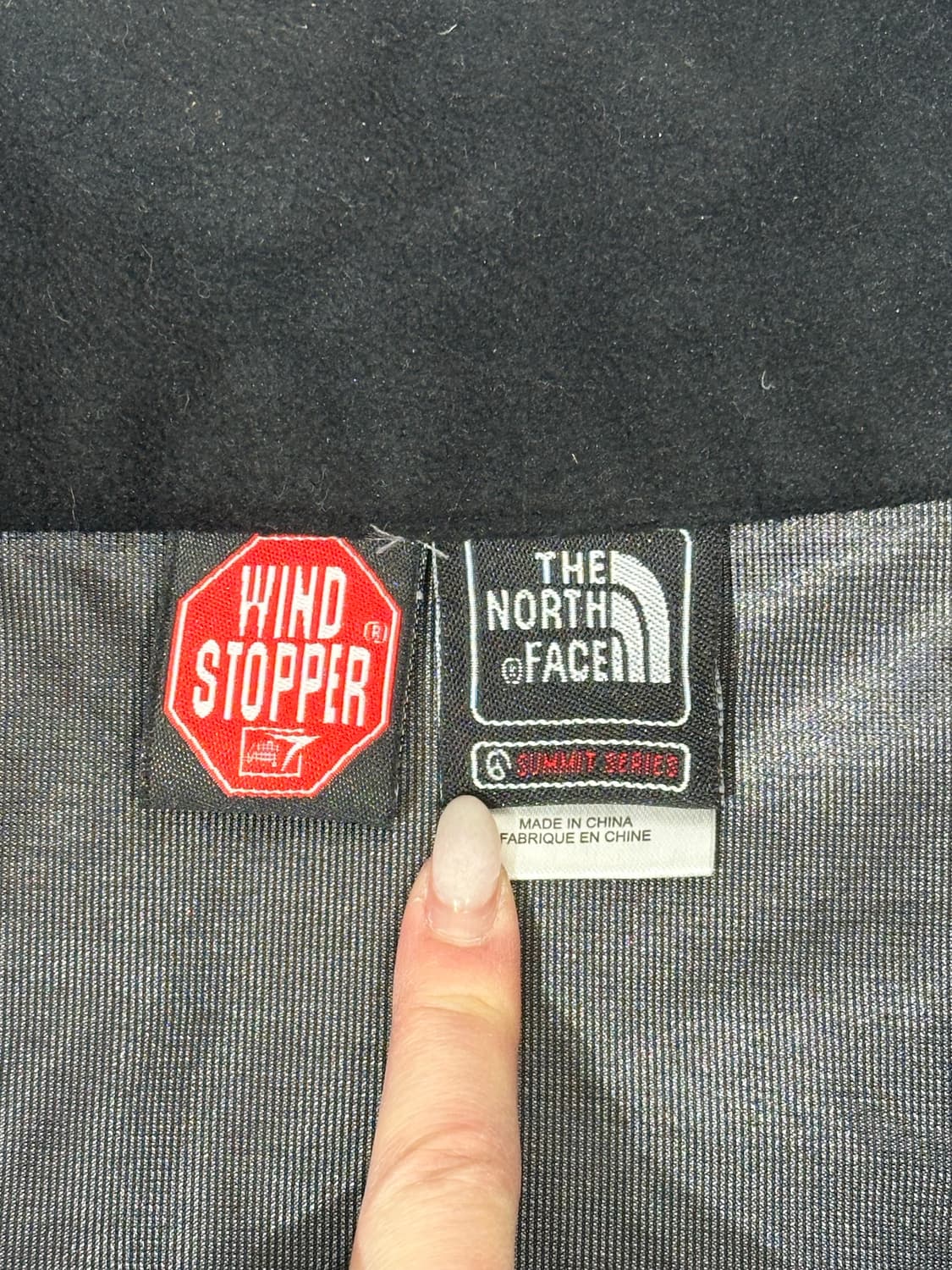 노스페이스 차콜 윈드스토퍼 서밋 바람막이 고프 코어 트랙 자켓 M 상품이미지7