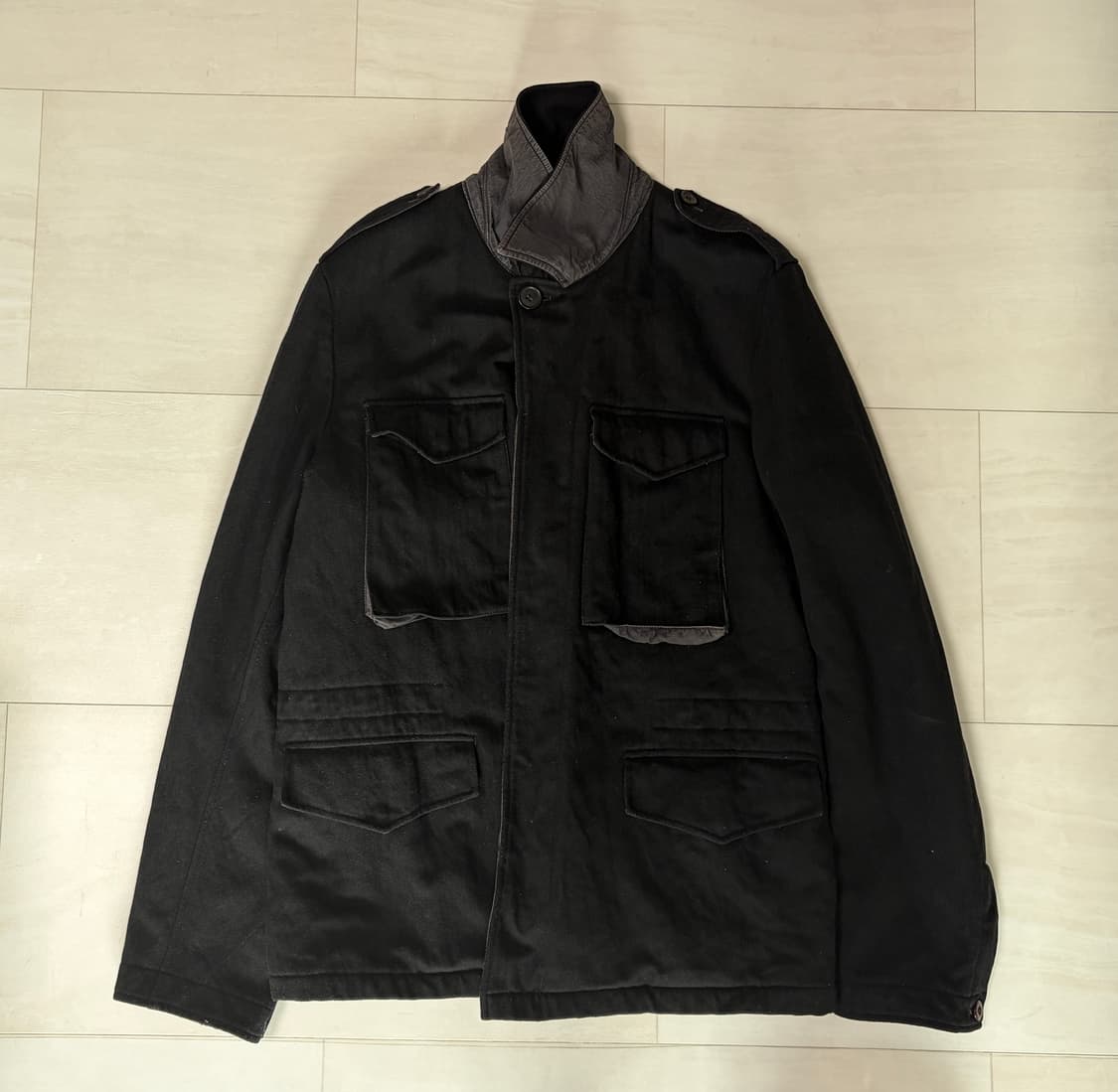 90s C.P 컴퍼니 나일론 라이닝 울 M65 필드자켓 상품이미지3