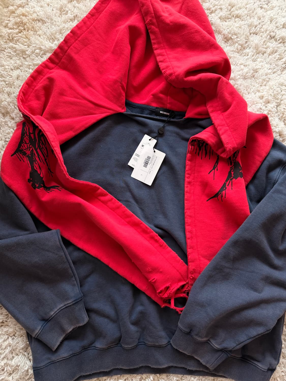 새상품 리버서블 머플러 후드 상품이미지1