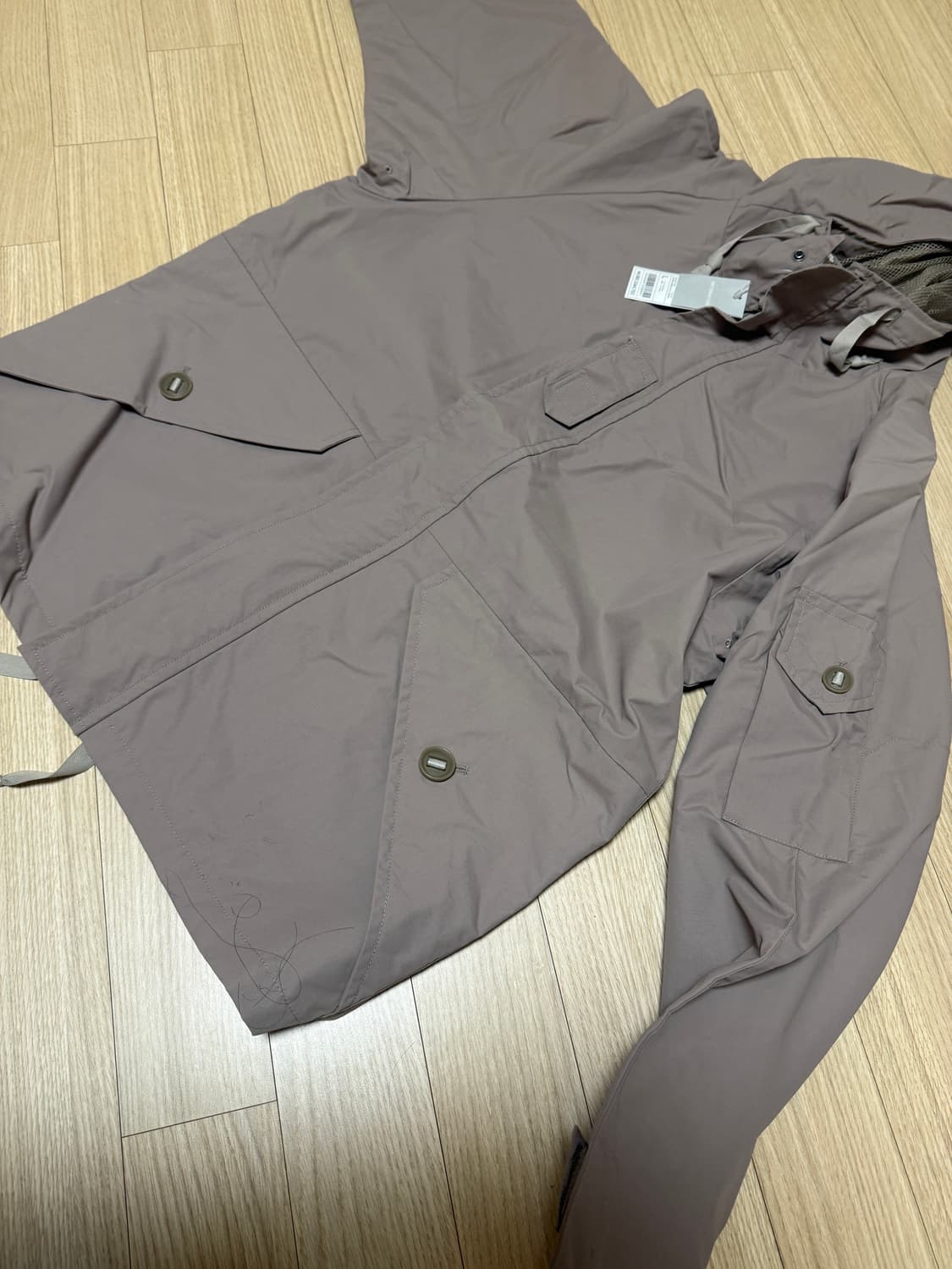 L) 69,000원 올드 빈티지 유니클로 발수자켓 카키 베이지 상품이미지5