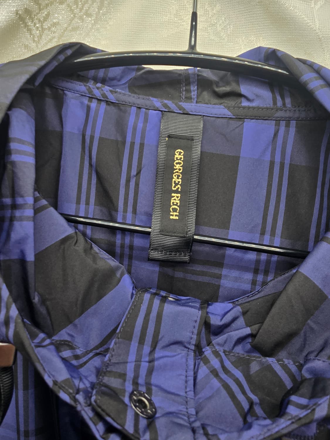 조르쥬 레쉬 체크 후드 바람막이 L 상품이미지4