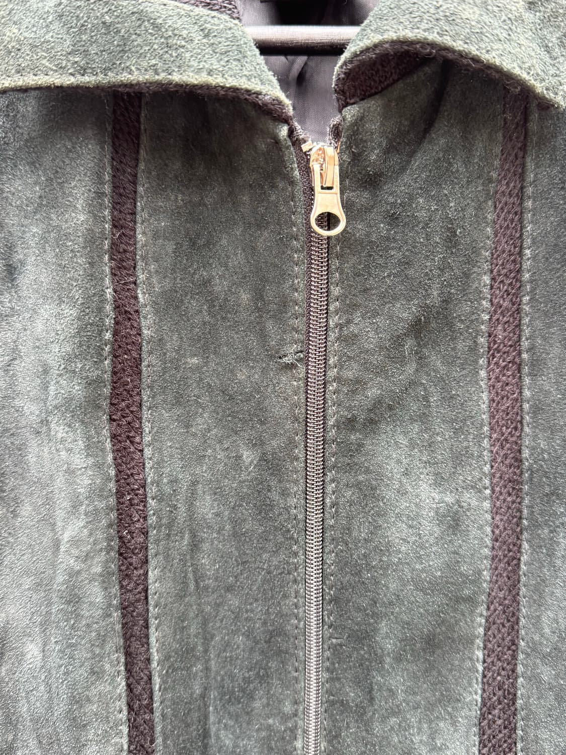 Van Corf 스웨이드 니트 집업  상품이미지5