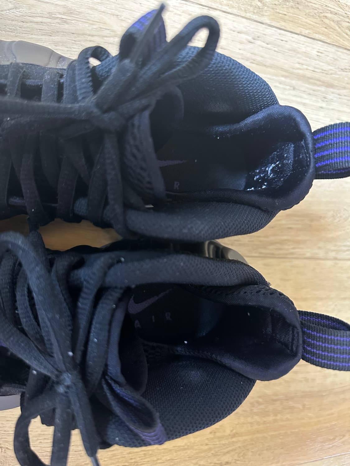 나이키 에어 폼포짓 원 블랙 바시티 퍼플 265 상품이미지6