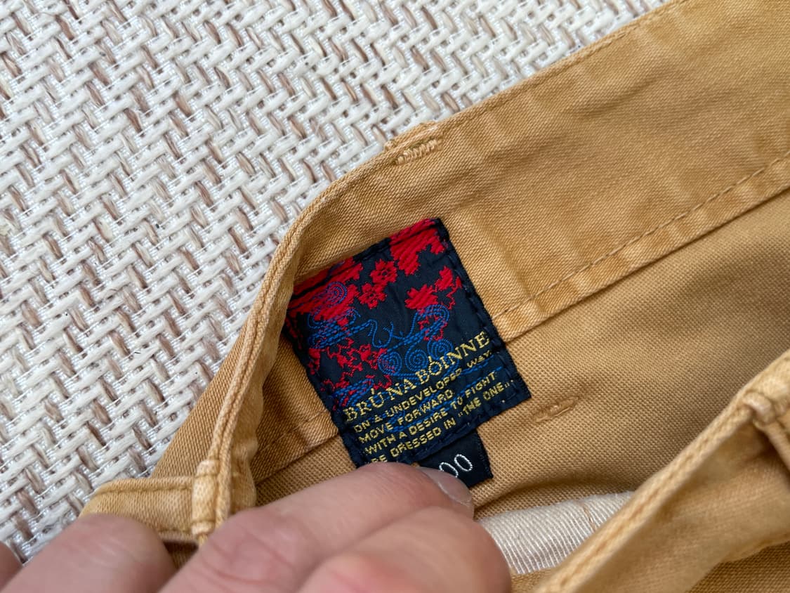 브루나보인 덱 컨버스 버튼플라이 팬츠 상품이미지8