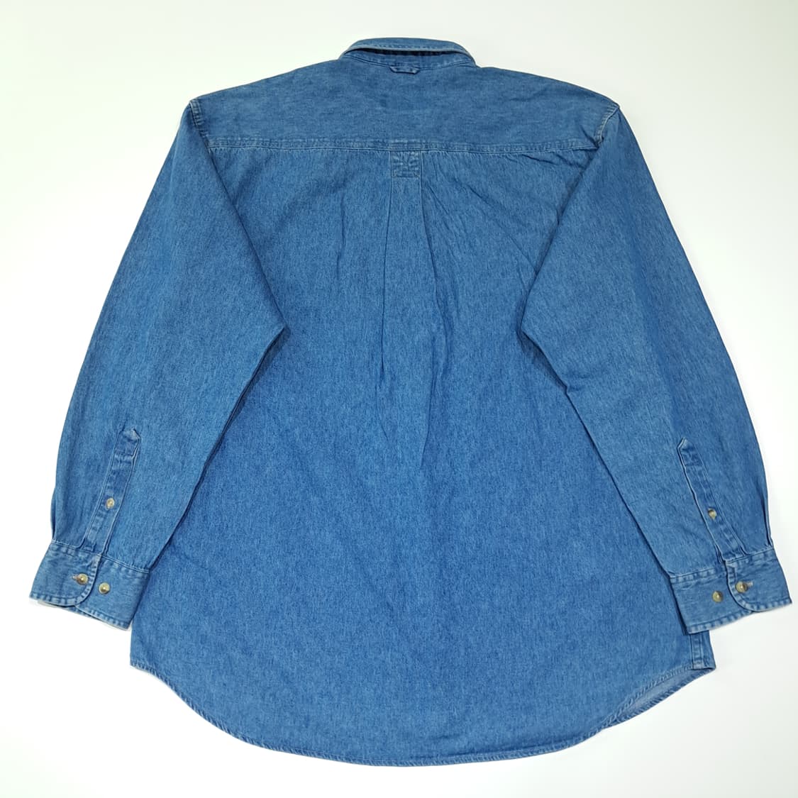 CL622 M 팀버랜드 90s 홍콩판 코튼 버튼다운 데님셔츠 남방 상품이미지8