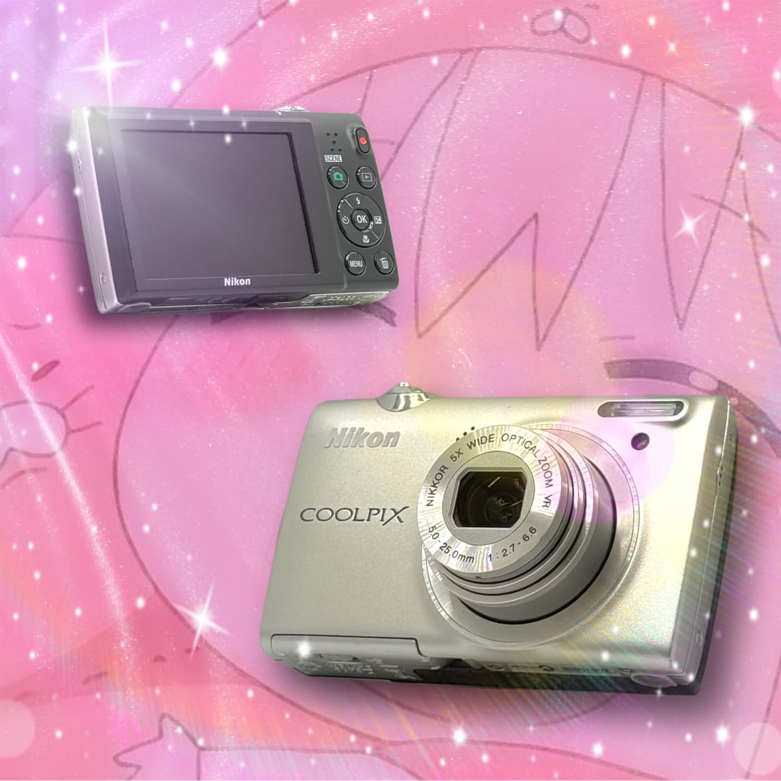 [츄디카&하이틴!] 니콘 쿨픽스 S5100 실버 디지털카메라 상품이미지1