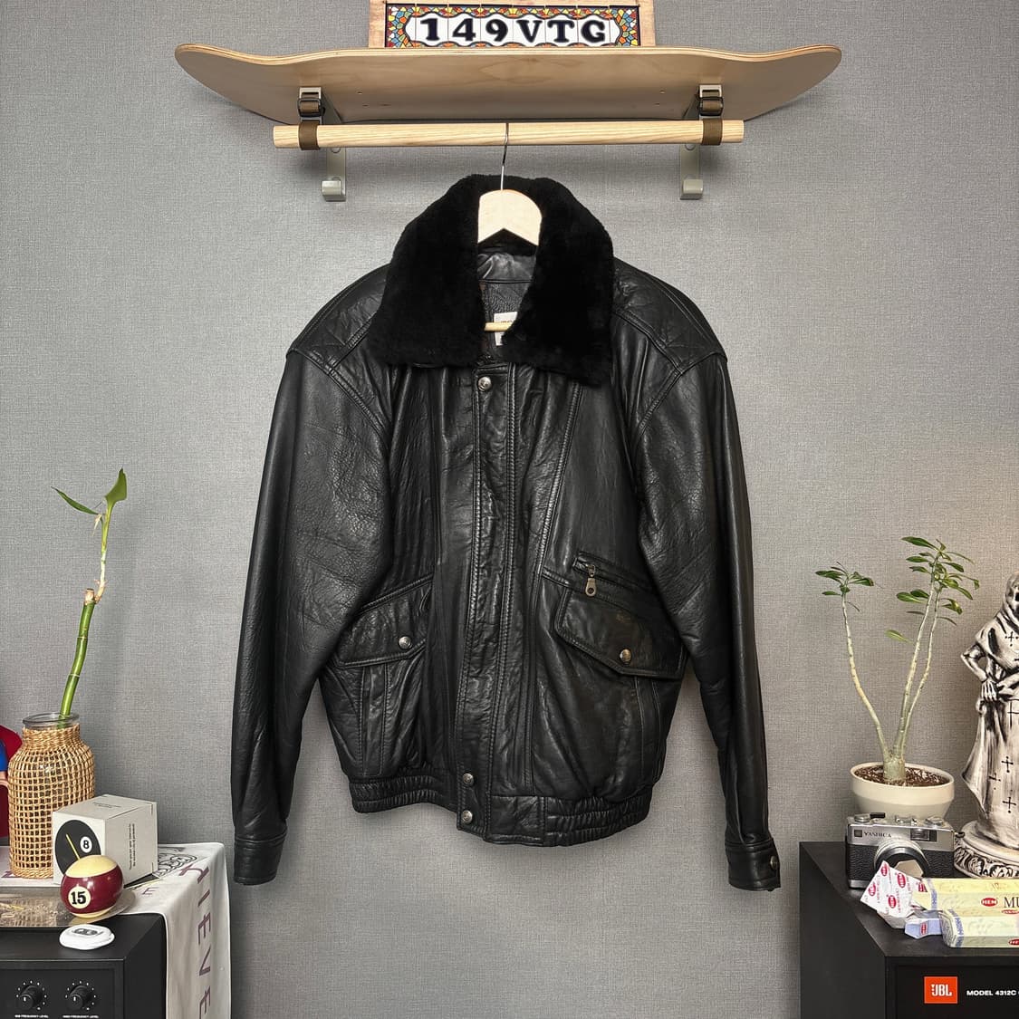 램스킨 봄버자켓 상품이미지2