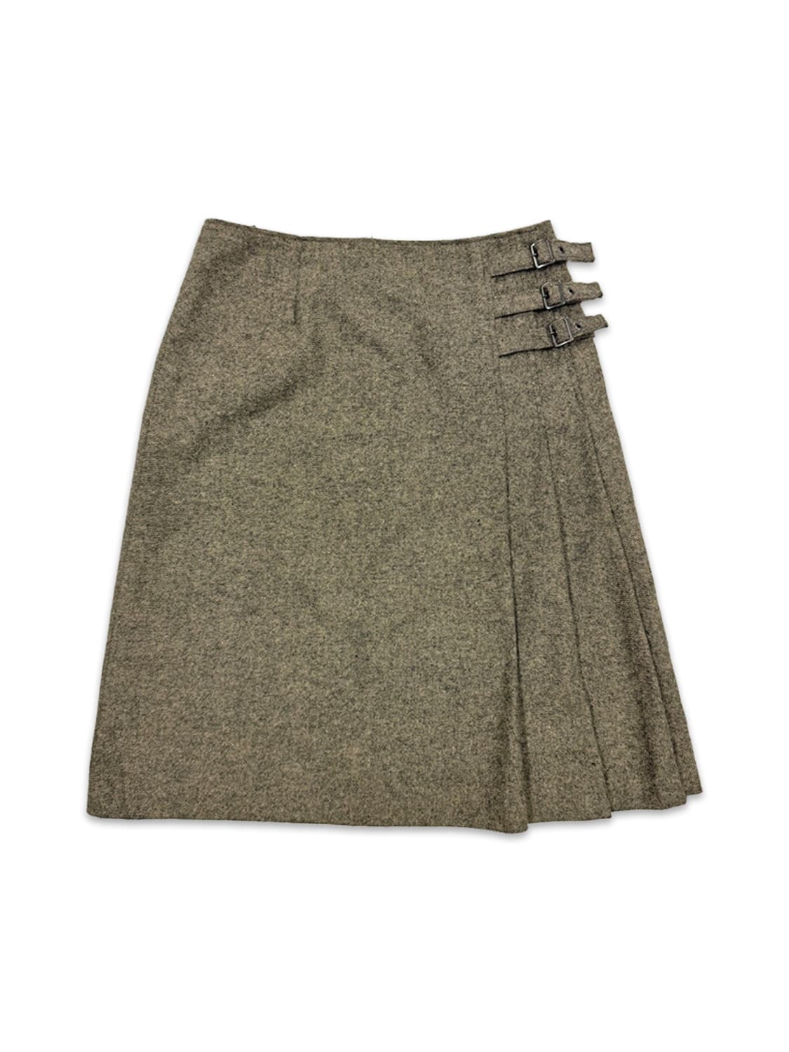 빈티지 Comme Ca Ism 벨트 플리츠 미디 스커트 상품이미지1