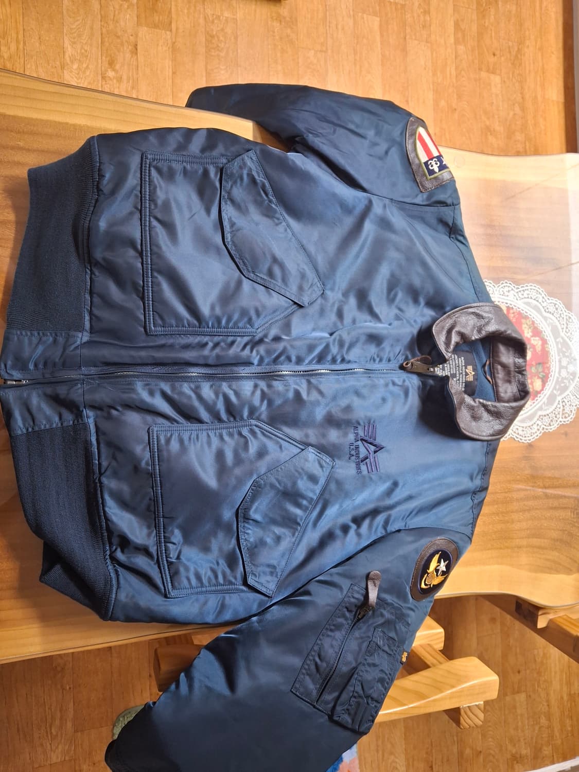 알파인더스트리 FLT45P 자켓 XL사이즈 판매합니다! 상품이미지2