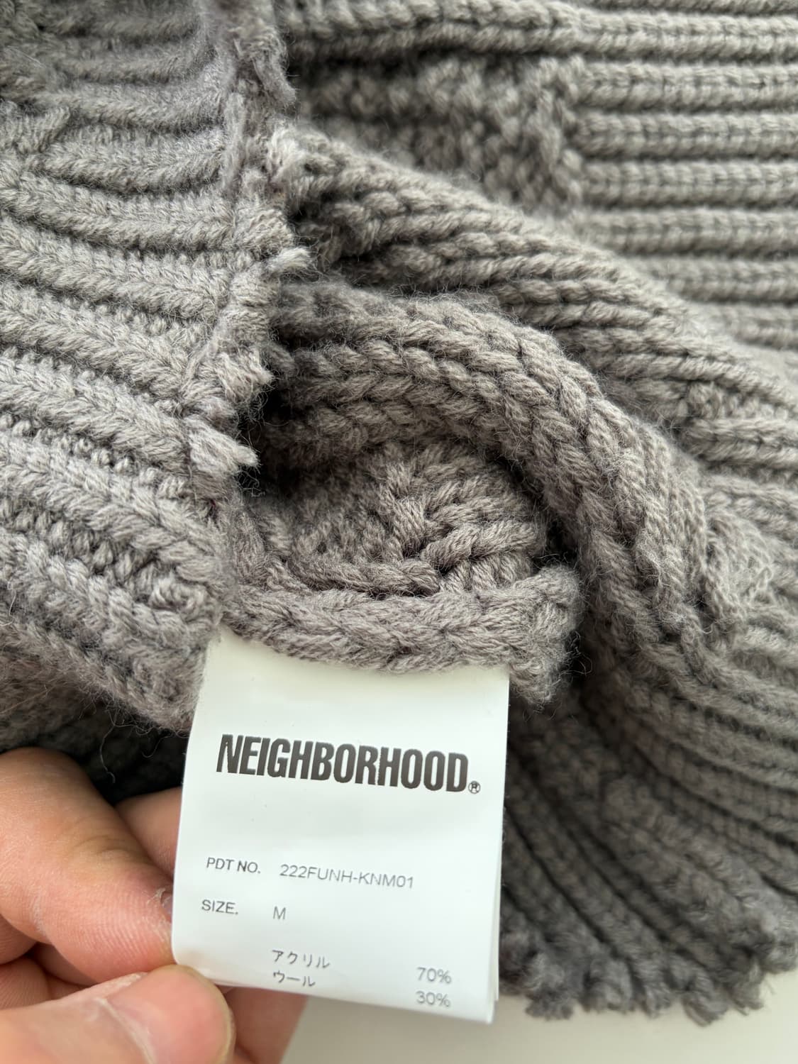 네이버후드 데미지드 스웨터 / m사이즈 상품이미지10