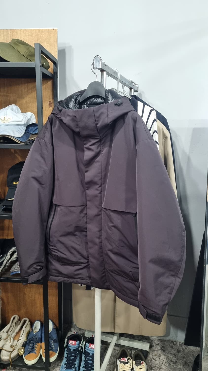 유니크로 질샌더 (플러스J) 105~110size 다크브라운 솜털다운점퍼 상품이미지1