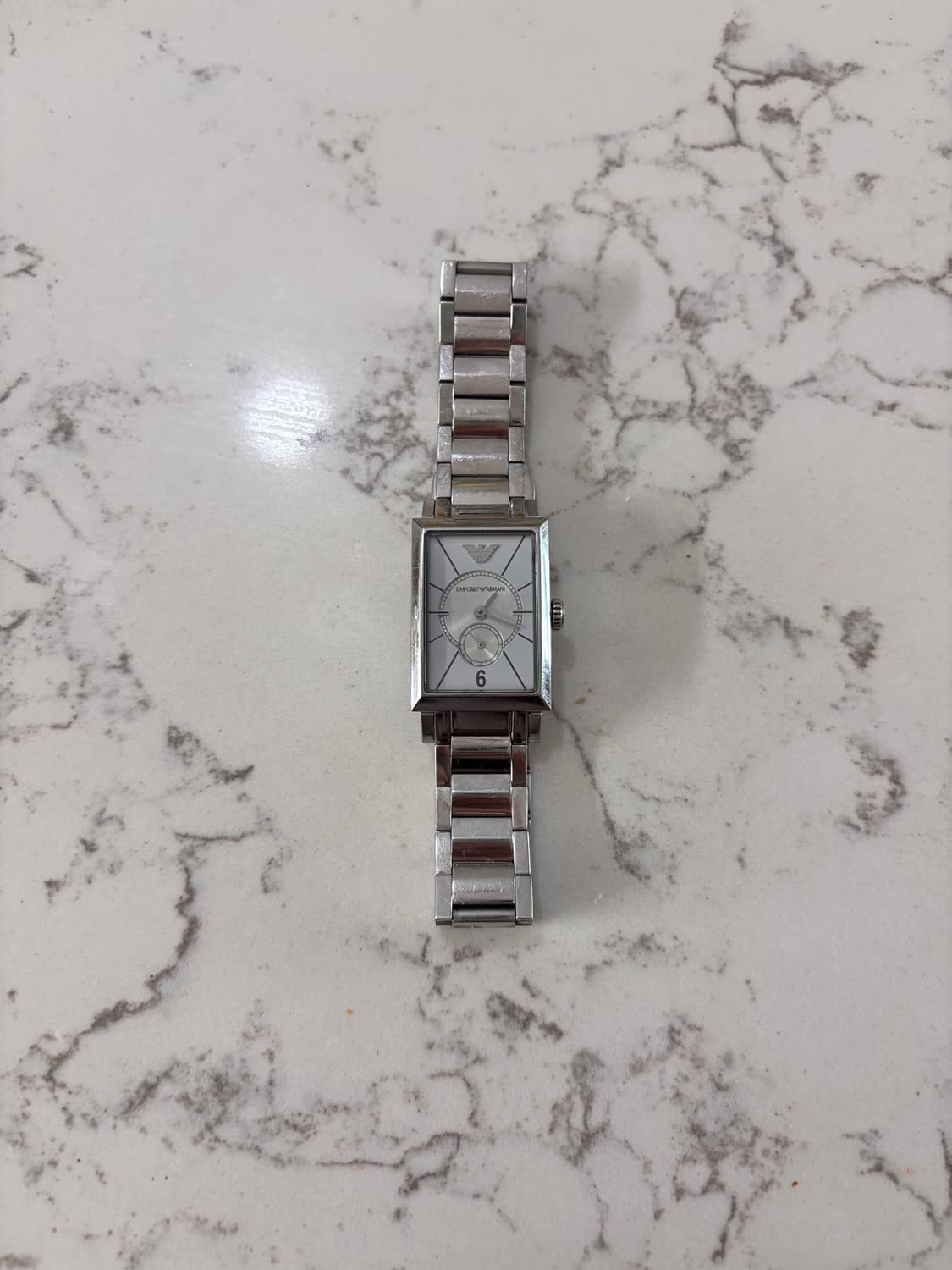 조르지오 아르마니 실버 메탈 손목시계 상품이미지2