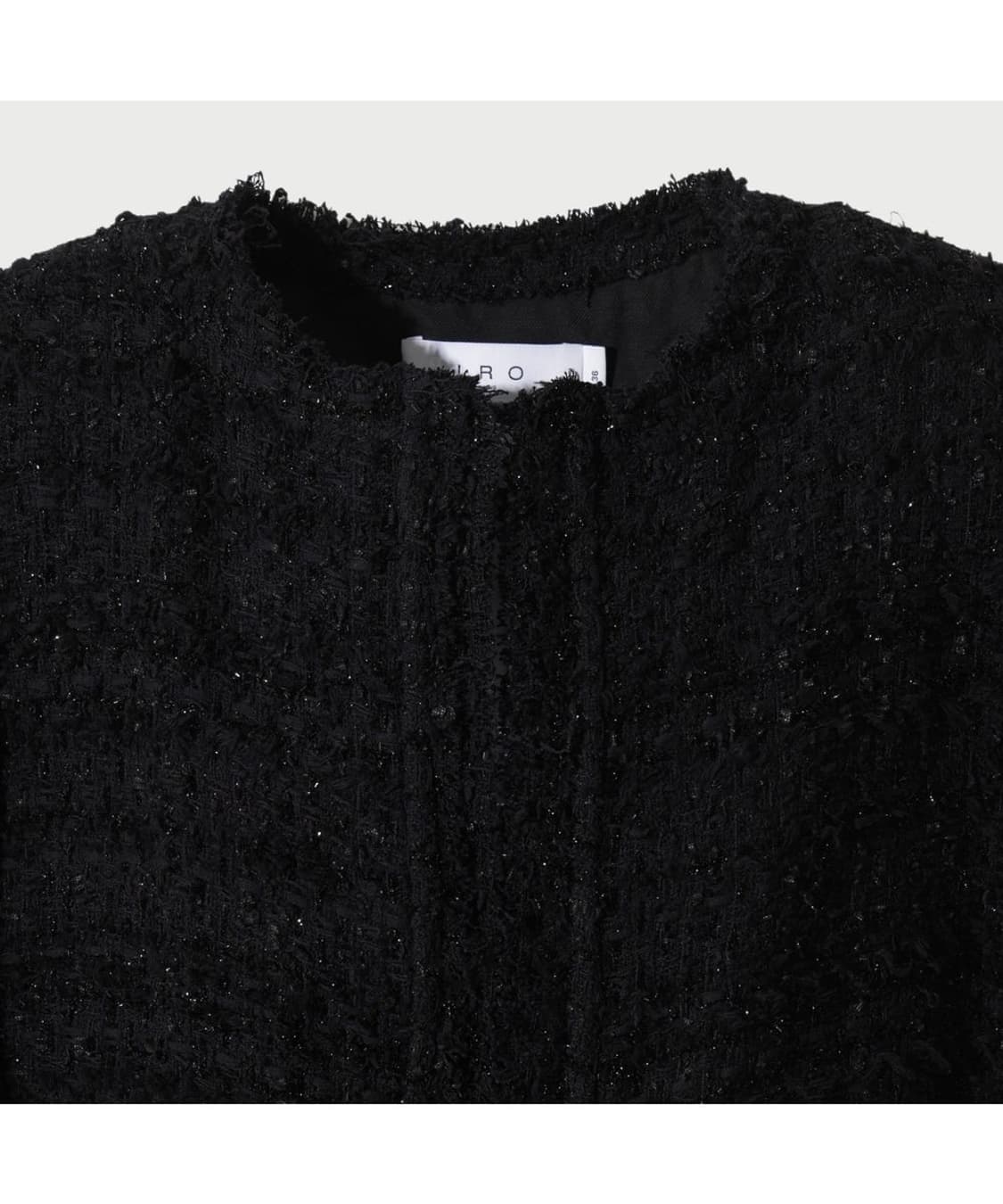 이로 2025 S/S 모아나 트위드 자켓 - 블랙34 상품이미지3