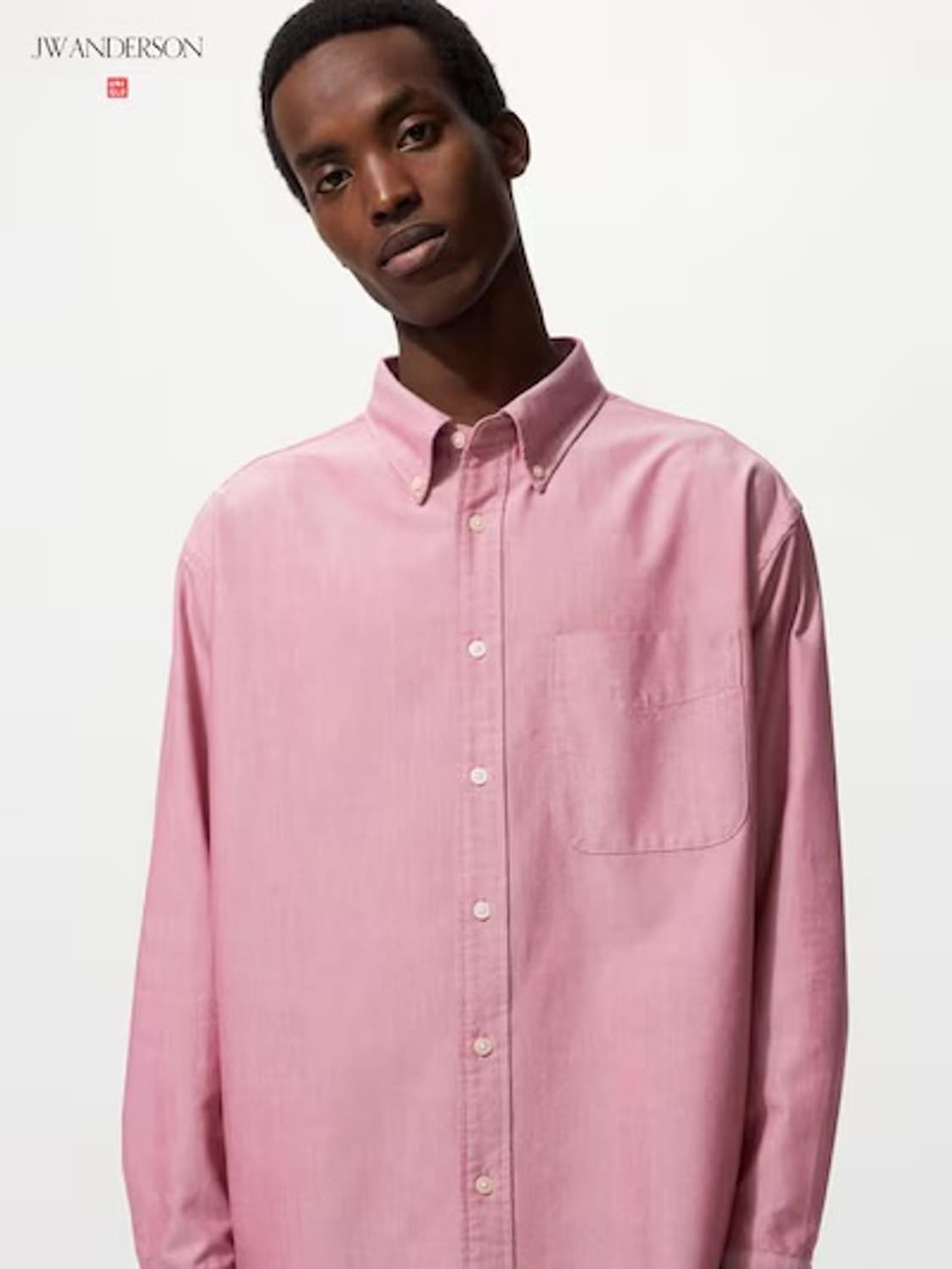 [XL/새제품]유니클로JWA 옥스포드셔츠(레드) 상품이미지1