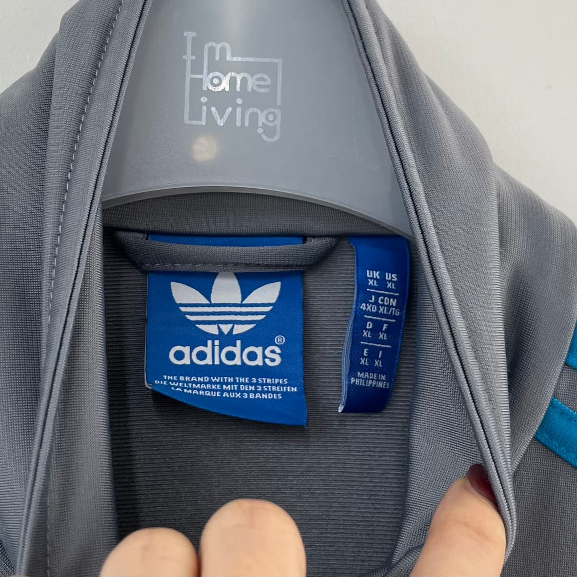 아디다스 구파이어버드 그레이 블루 트랙탑 져지 상품이미지7