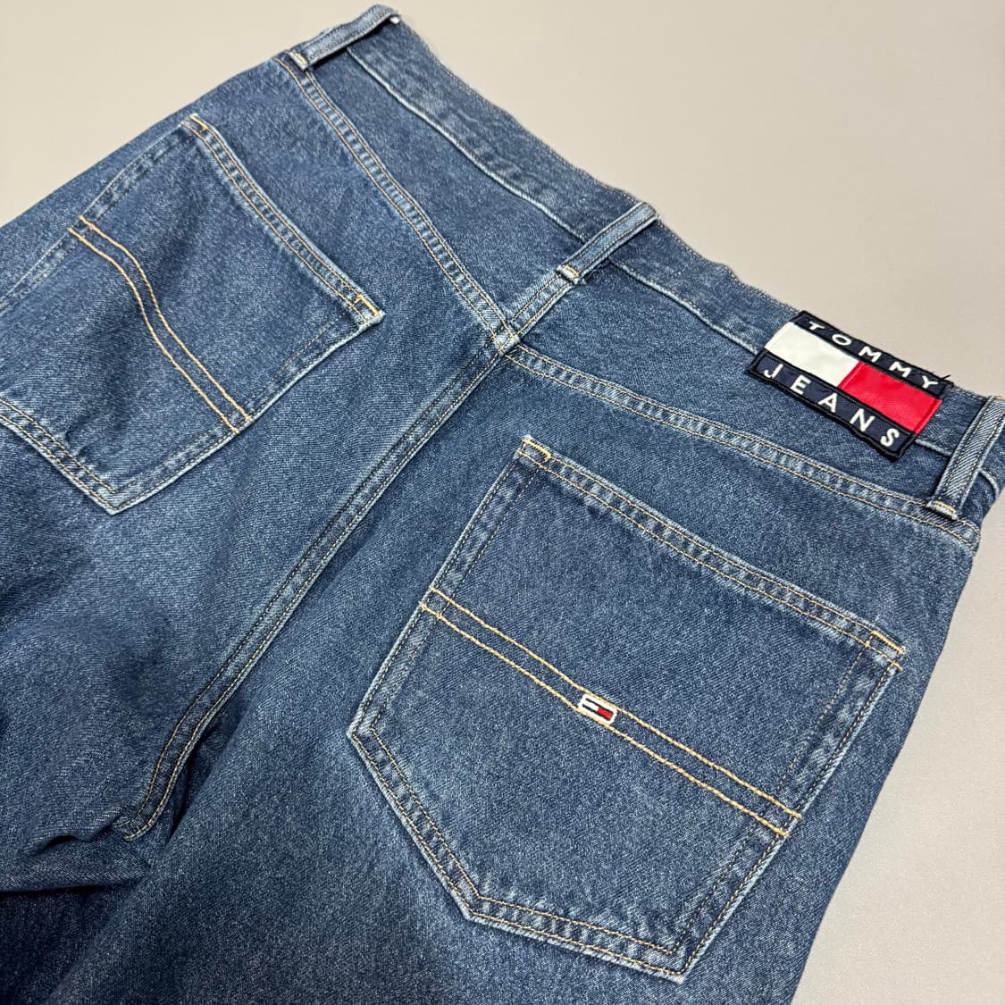 타미진(Tommy Jeans) 라이트블루컬러 플래그 5P 배기 데님 팬츠 상품이미지6