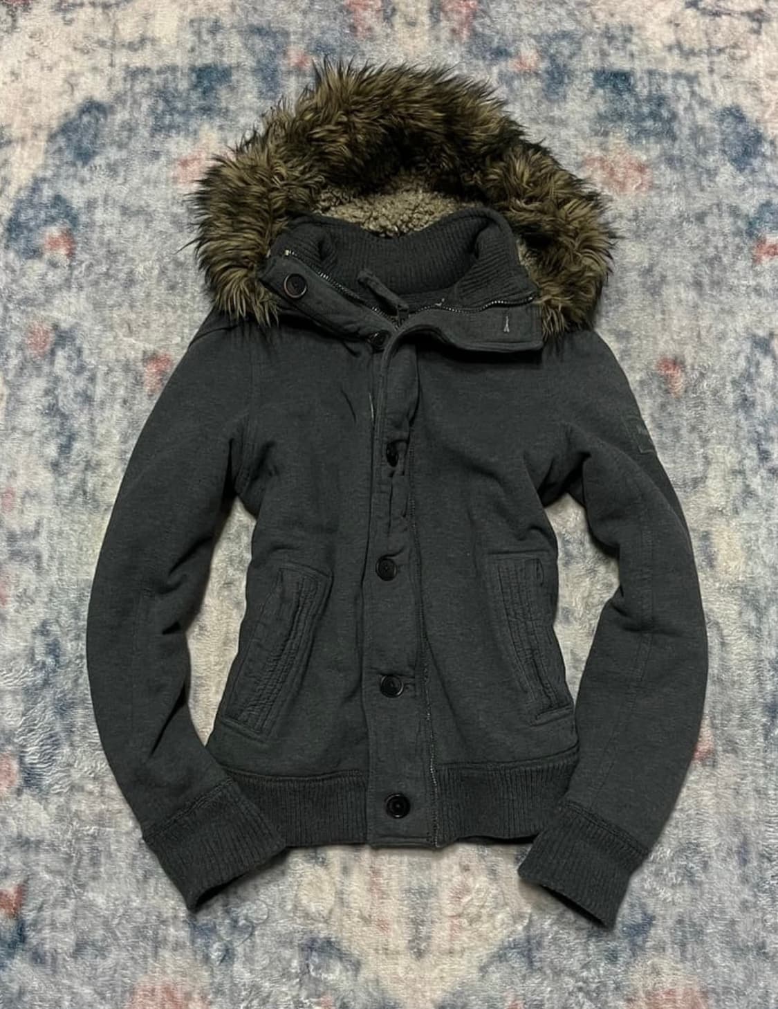 아베크롬비 00s y2k 울프퍼후드 자켓 상품이미지2