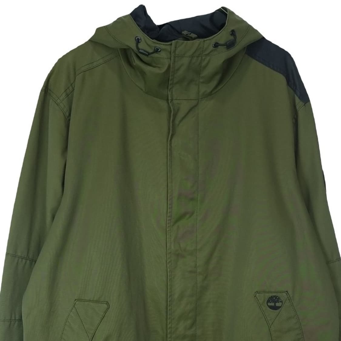 [팀버랜드] 로고 패치 후드 바람막이 카키 M18321 상품이미지4