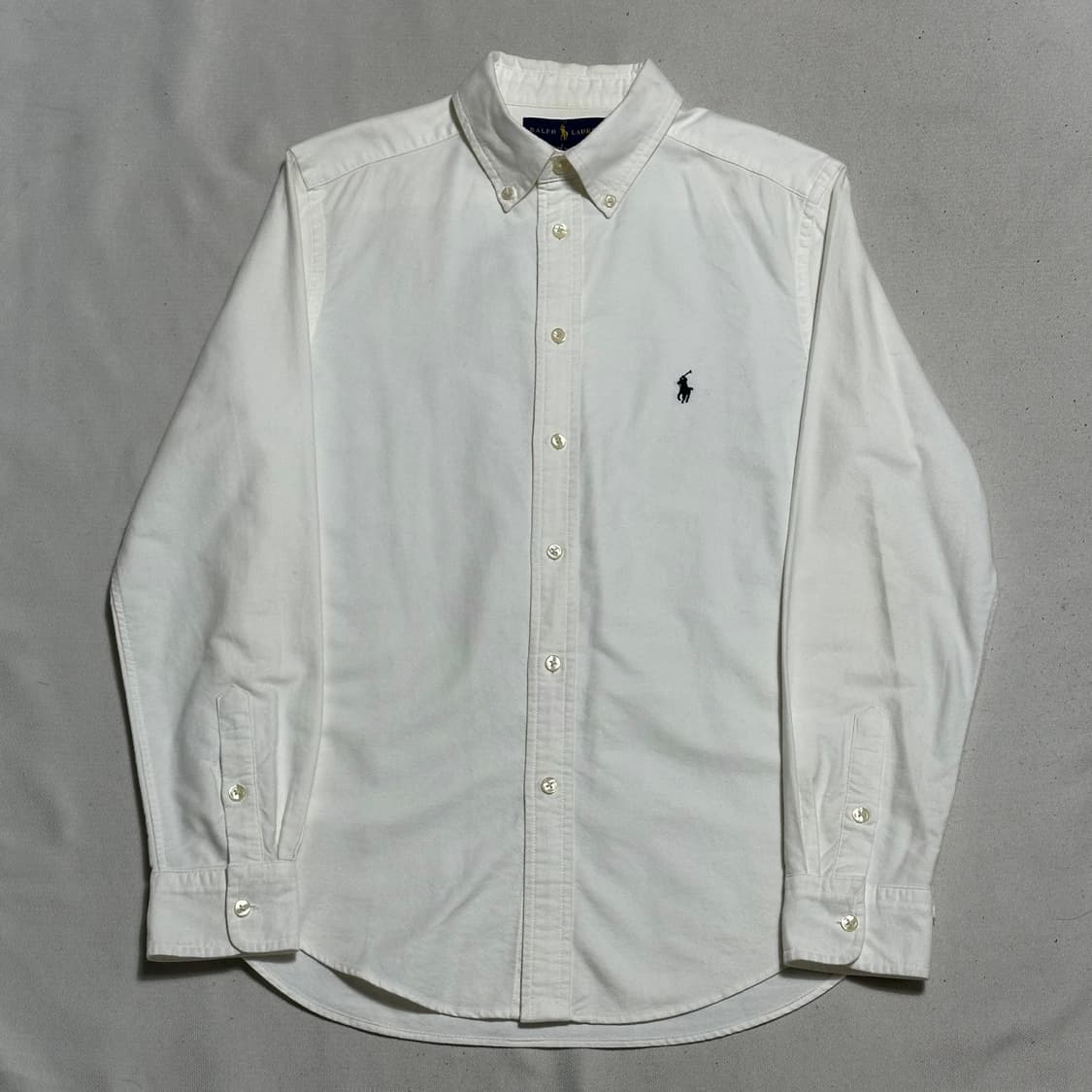 L 폴로랄프로렌 여성용 코튼 화이트 셔츠 상품이미지2